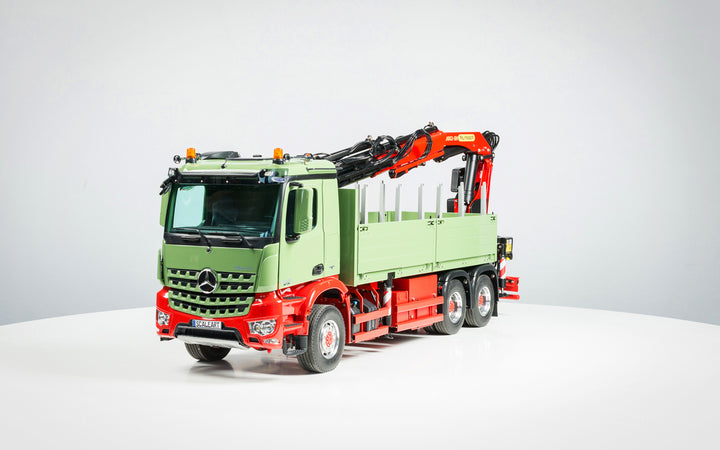 Arocs 3-Achs-Baustoff-LKW Palfinger Heckladekran, 6x6