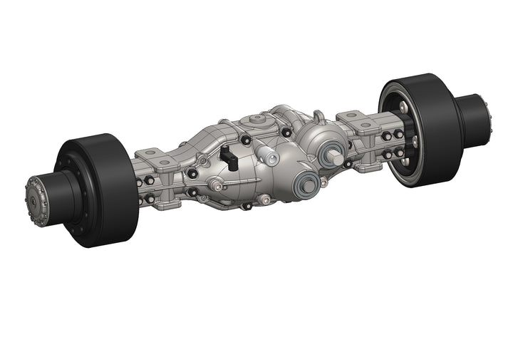 Außenplaneten-Hinterachse ohne Durchtrieb 5:1