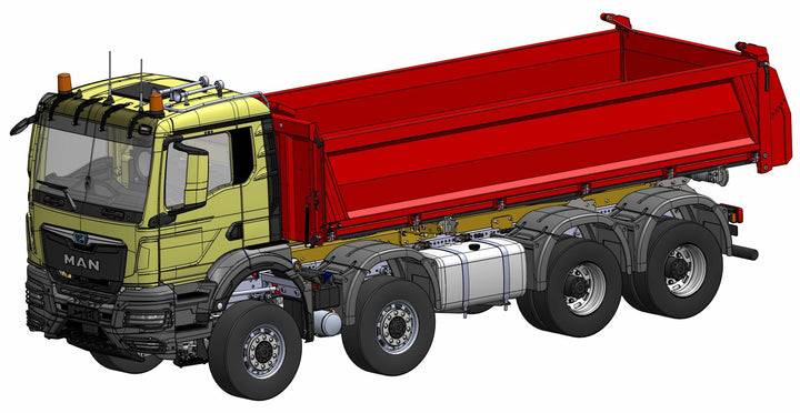 TGS 4-Achs Dreiseitenkipper