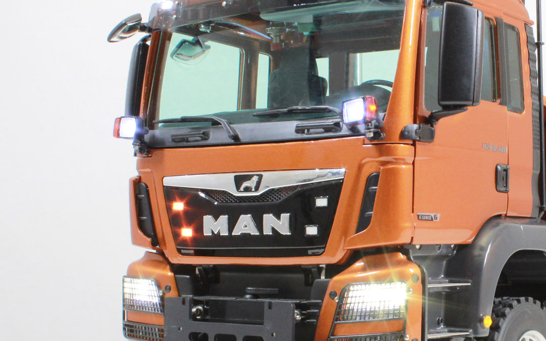 MAN Logo, beleuchtet, TGS Euro6