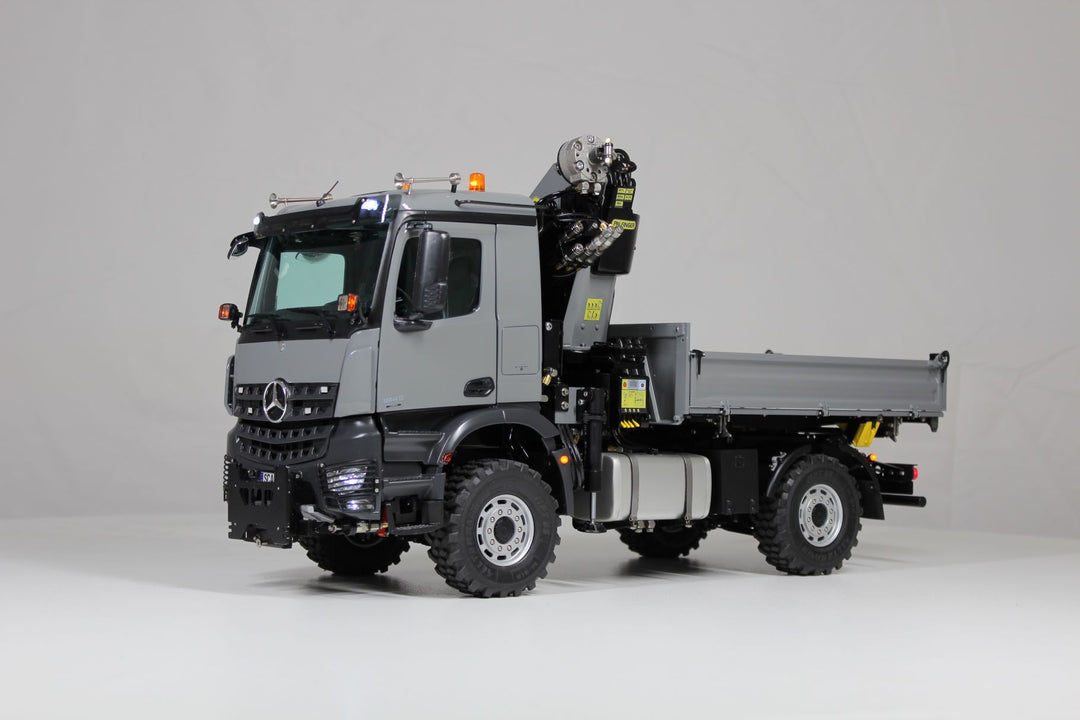 Arocs 2-Achs-Dreiseitenkipper Palfinger Ladekran, 4x4