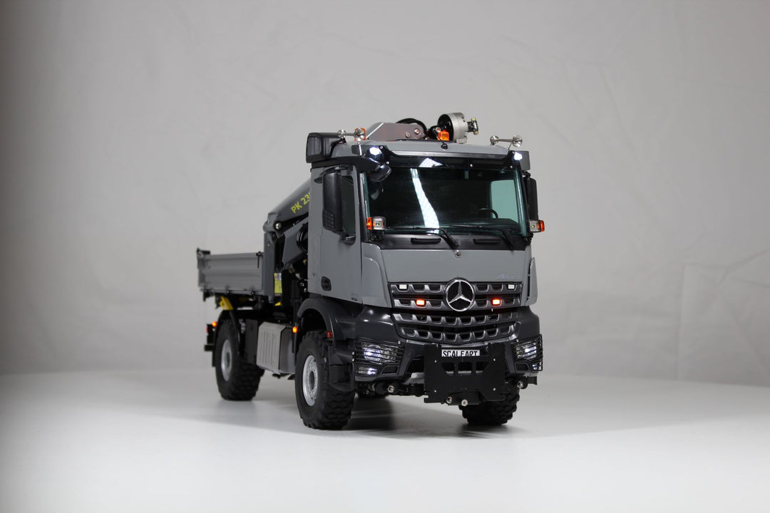 Arocs 2-Achs-Dreiseitenkipper Palfinger Ladekran, 4x4