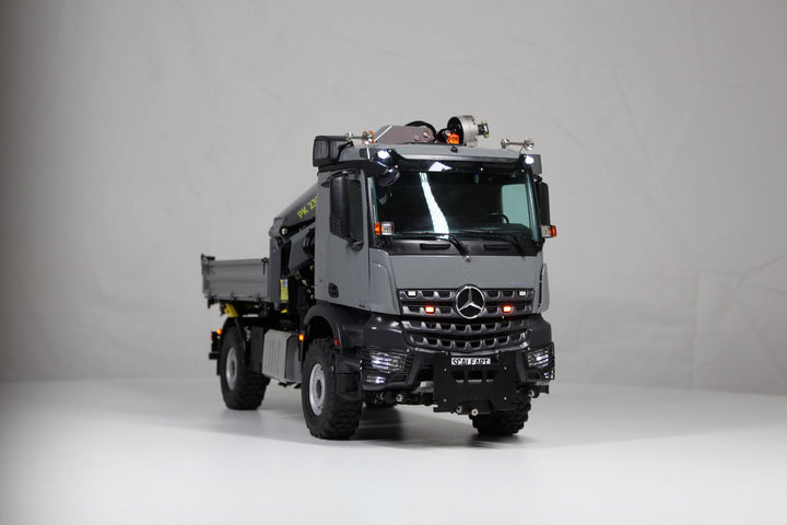 Arocs 2-Achs-Dreiseitenkipper Palfinger Ladekran, 4x4