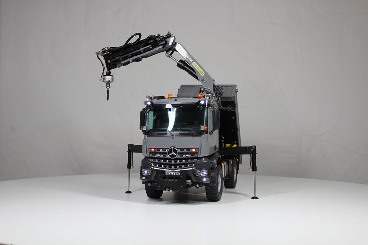 Arocs 2-Achs-Dreiseitenkipper Palfinger Ladekran, 4x4