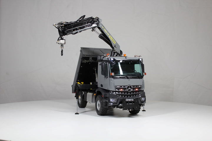 Arocs 2-Achs-Dreiseitenkipper Palfinger Ladekran, 4x4