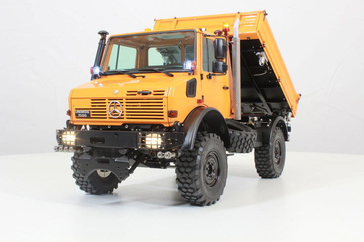 UNIMOG 3.250 mit Kippbrücke und Fronthydraulik