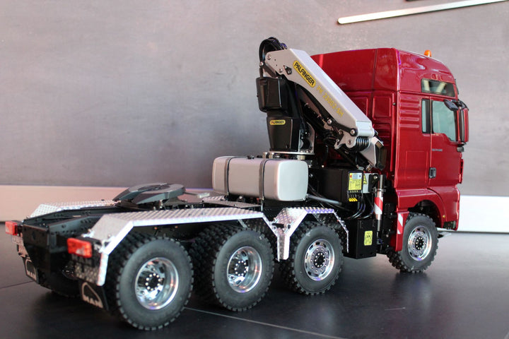 TGX-XXL  4-Achs-Schwerlastzugmaschine, Palfinger Ladekran