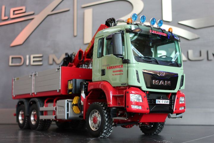 TGS 3-Achs-Baustoff-LKW, Palfinger Ladekran