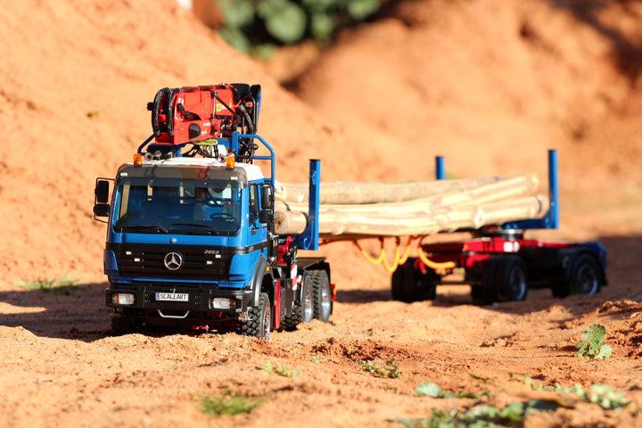 Mercedes SK 3-Achs-Epsilon S 290L Langholz mit Nachläufer 6x6