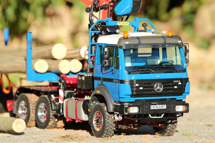 Mercedes SK 3-Achs-Epsilon S 290L Langholz mit Nachläufer 6x6