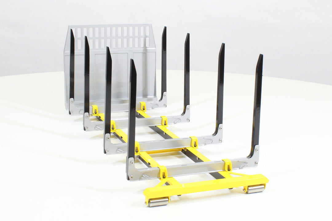 Bin high with flap for hook loader