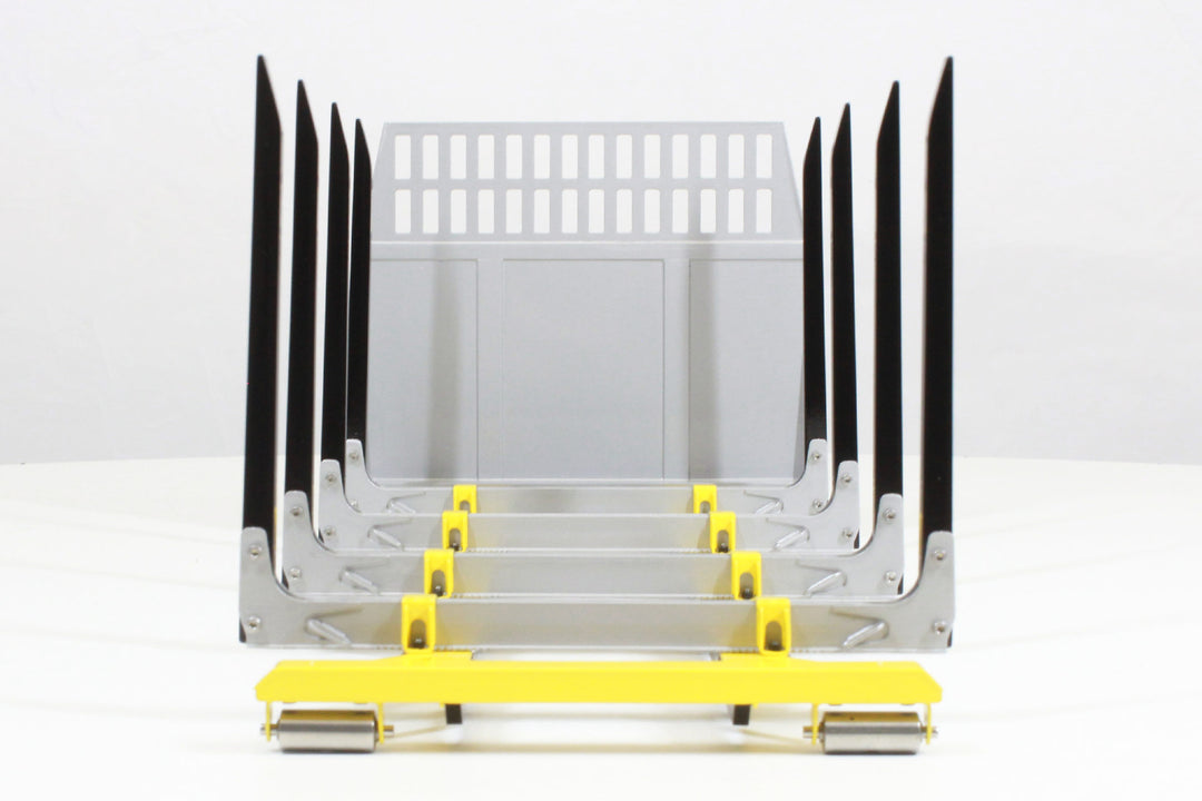 Bin high with flap for hook loader