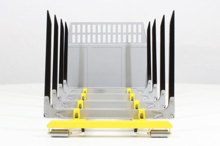 Bin high with flap for hook loader