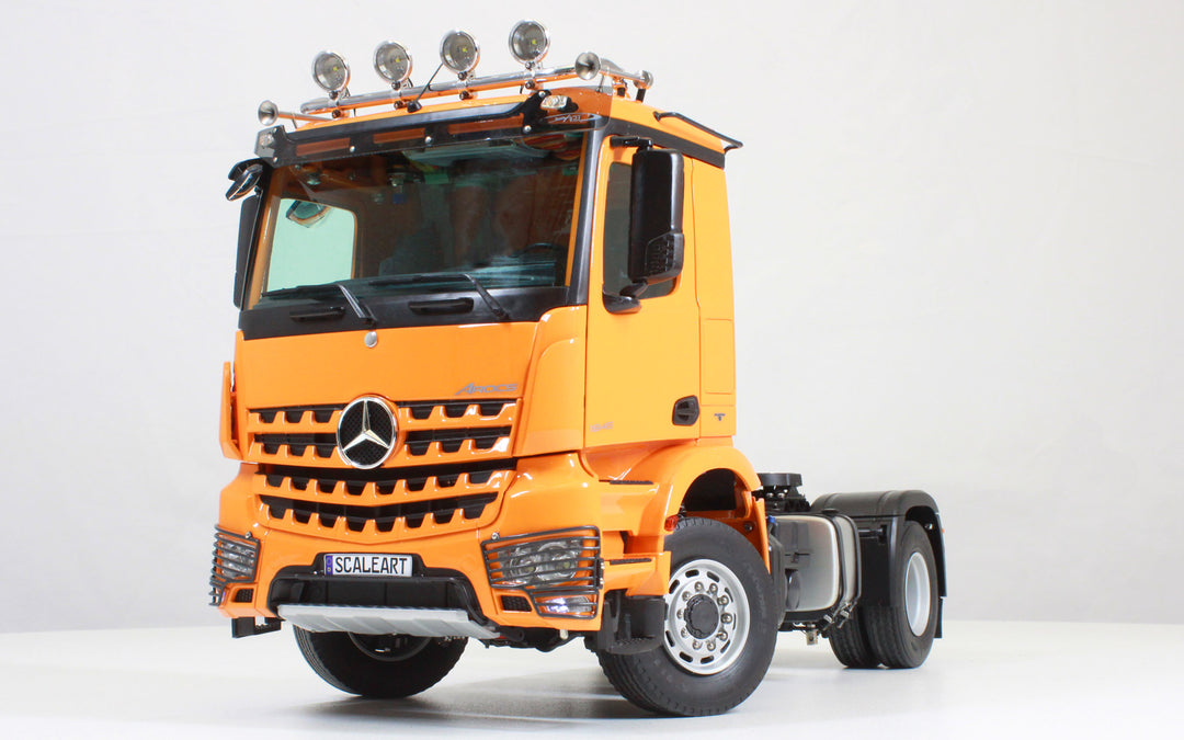 Dachlampenbügel chrom, MB Arocs, mit 4 Scheinwerfern