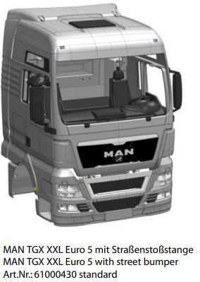 Fahrerhaus MAN TGX-XXL Euro 5 Bausatz