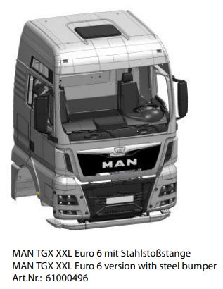 Fahrerhaus MAN TGX-XXL Euro 6 Bausatz