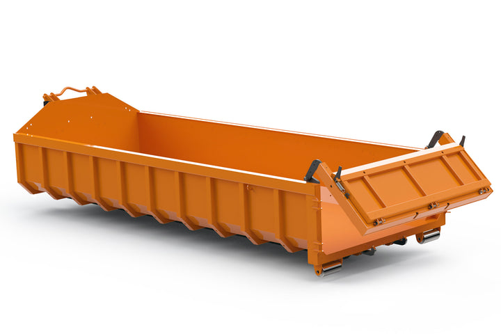 Abrollmulde flach mit Rampe