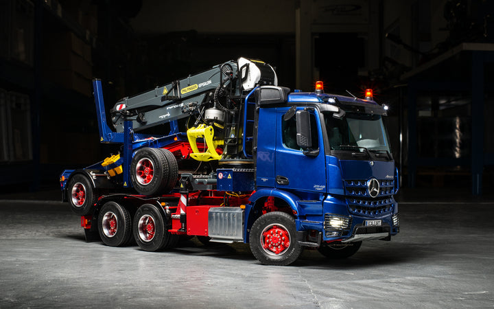 Arocs 3-Achs-Langholzzug Epsilon S290L mit Dolly