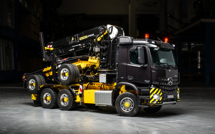 Arocs 3-Achs-Langholzzug Epsilon S290L mit Dolly