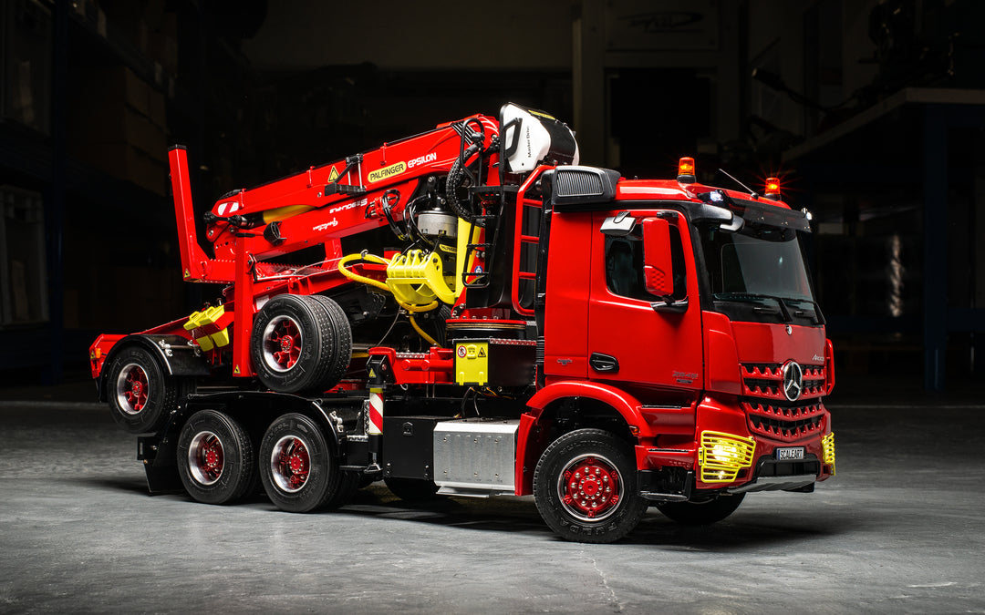 Arocs 3-Achs-Langholzzug Epsilon S290L mit Dolly