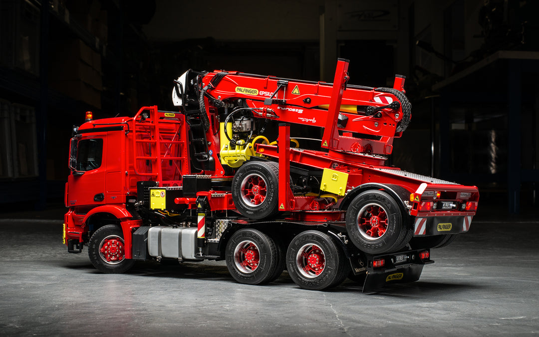Arocs 3-Achs-Langholzzug Epsilon S290L mit Dolly
