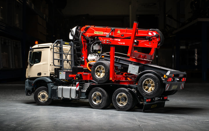 Arocs 3-Achs-Langholzzug Epsilon S290L mit Dolly
