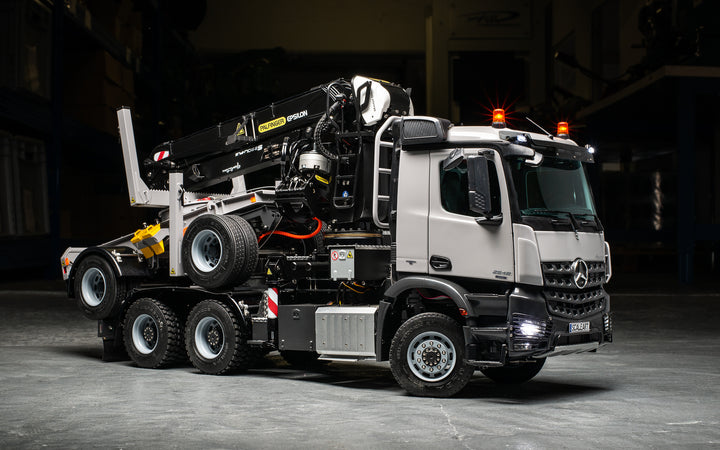 Arocs 3-Achs-Langholzzug Epsilon S290L mit Dolly