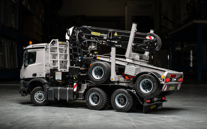Arocs 3-Achs-Langholzzug Epsilon S290L mit Dolly