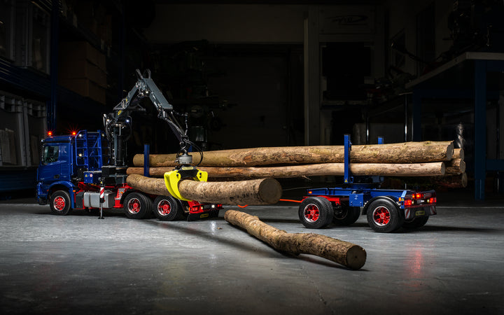 Arocs 3-Achs-Langholzzug Epsilon S290L mit Dolly