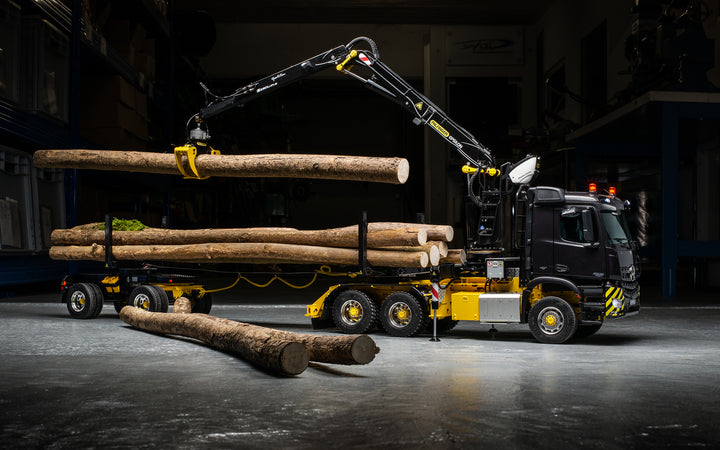 Arocs 3-Achs-Langholzzug Epsilon S290L mit Dolly