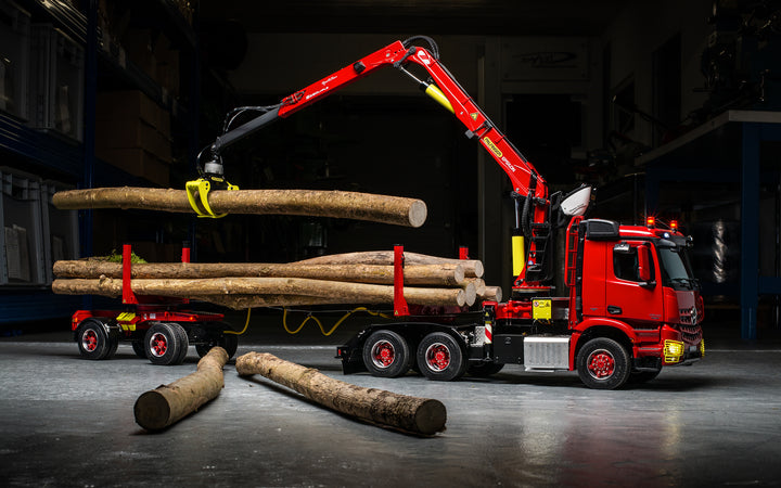 Arocs 3-Achs-Langholzzug Epsilon S290L mit Dolly