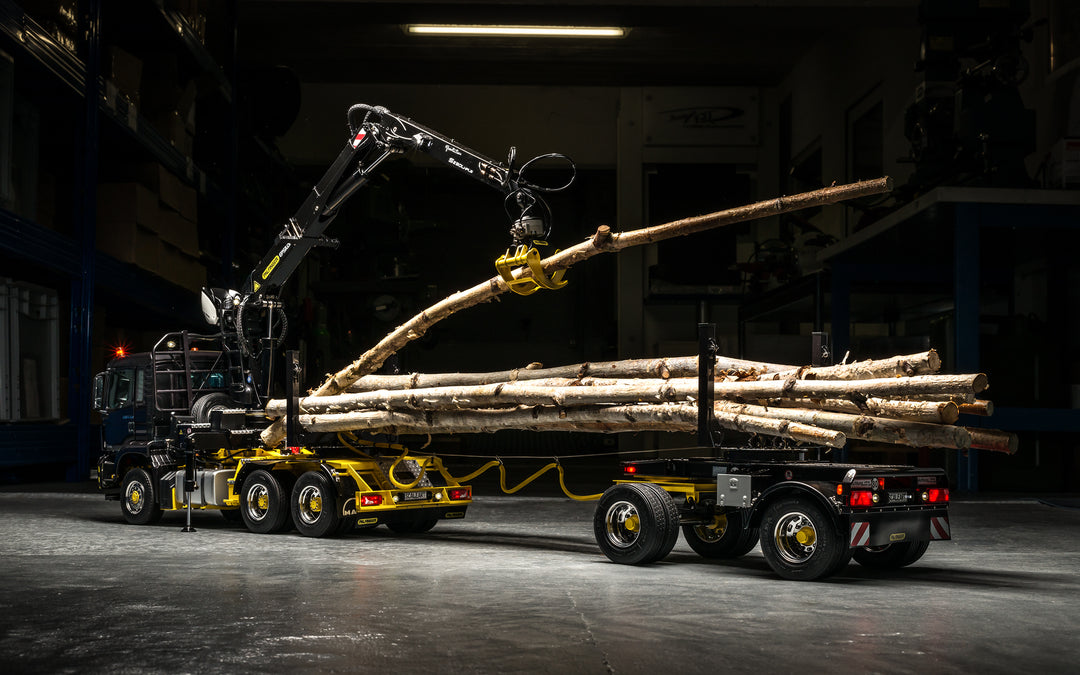 TGS 3-Achs-Langholzzug, Epsilon S290L mit Dolly